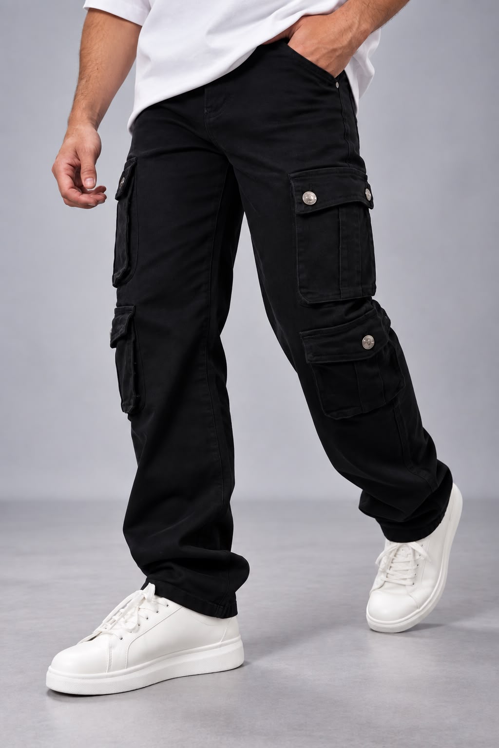 JEANS CARGO MASCULINO