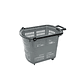 Carro Canasto Supermercado Gris 45 Litros con Ruedas  - Miniatura 2