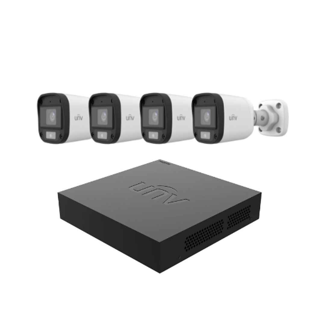 KIT DVR 4 Cámaras Seguridad 2mp C/Disco 500gb Full HD  1