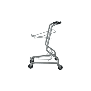 Carro Metálico Supermercado Para 2 Canastos 30 Litros