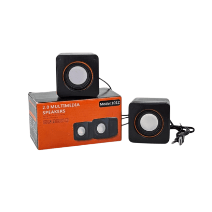 Parlantes USB 2.0 Entrada 3.5mm 101Z 2