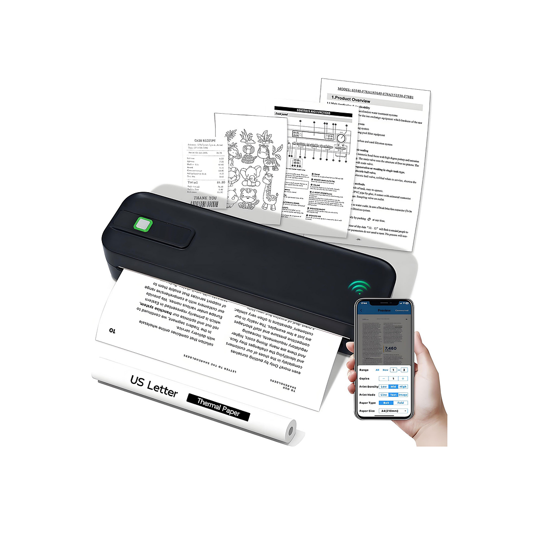 Impresora Térmica Portable Carta A4RJ USB Bluetooth 2