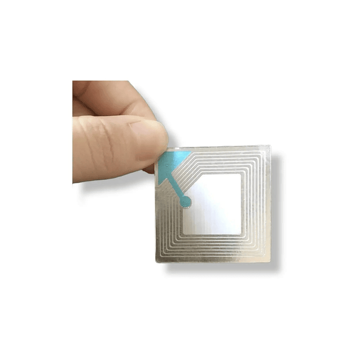 Rollo Etiqueta Adhesiva Alarma Magnetica 1000U 4X4 RF 8.2 2