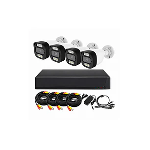 KIT DVR 4 Cámaras Seguridad 2mp S/Disco Full HD AHD04PXA-A-2MP