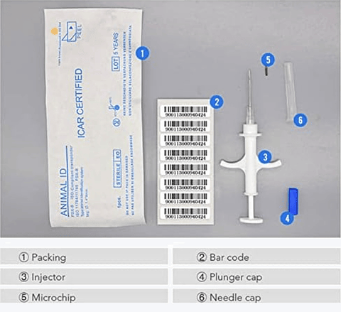 Microchip para mascotas ANIMAL ID 