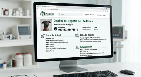 Registro de Microchips mascotas - RENAVET Perú