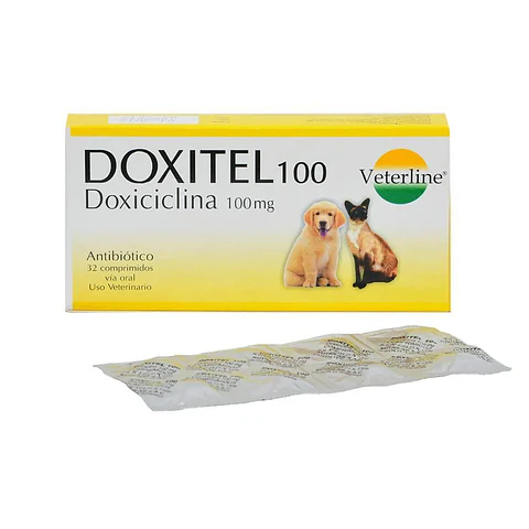 DOXITEL 100 (Doxiciclina 100mg, Via Oral 32 comprimidos)