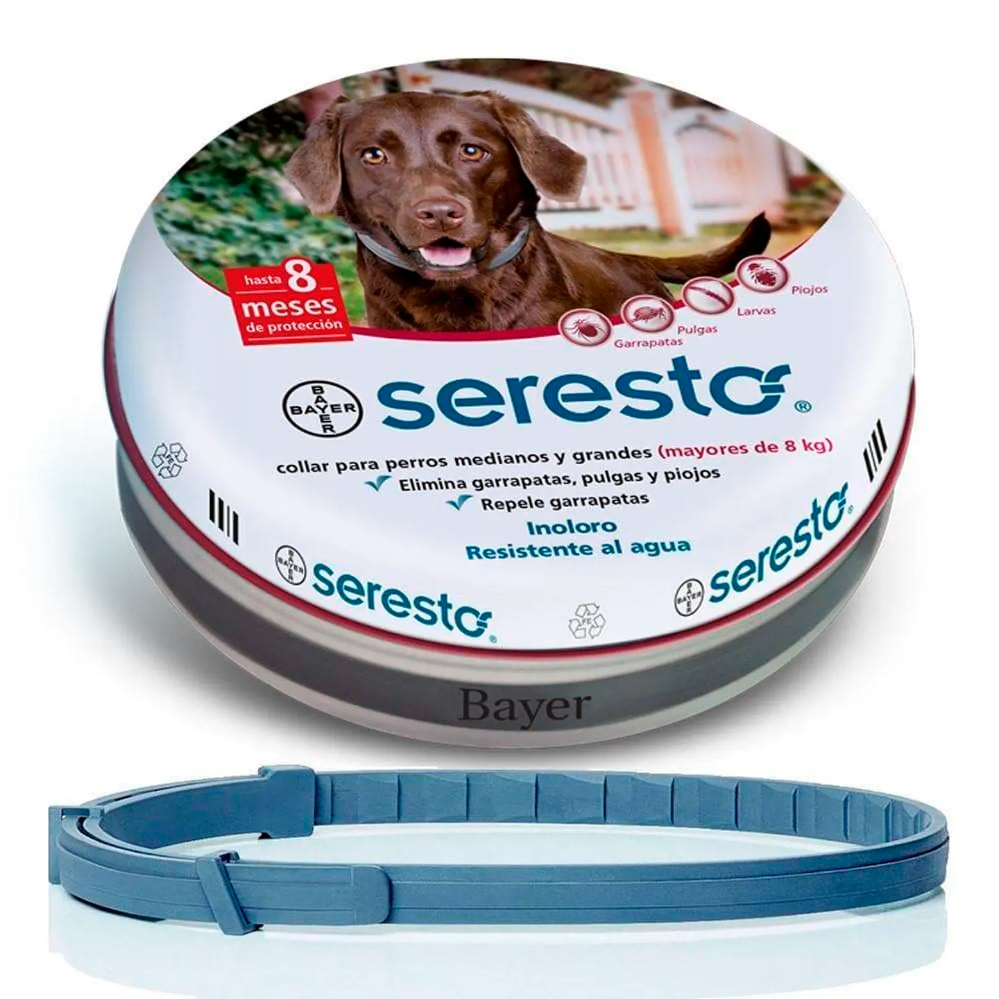 Seresto collar caninos mayores de 8 kg  1