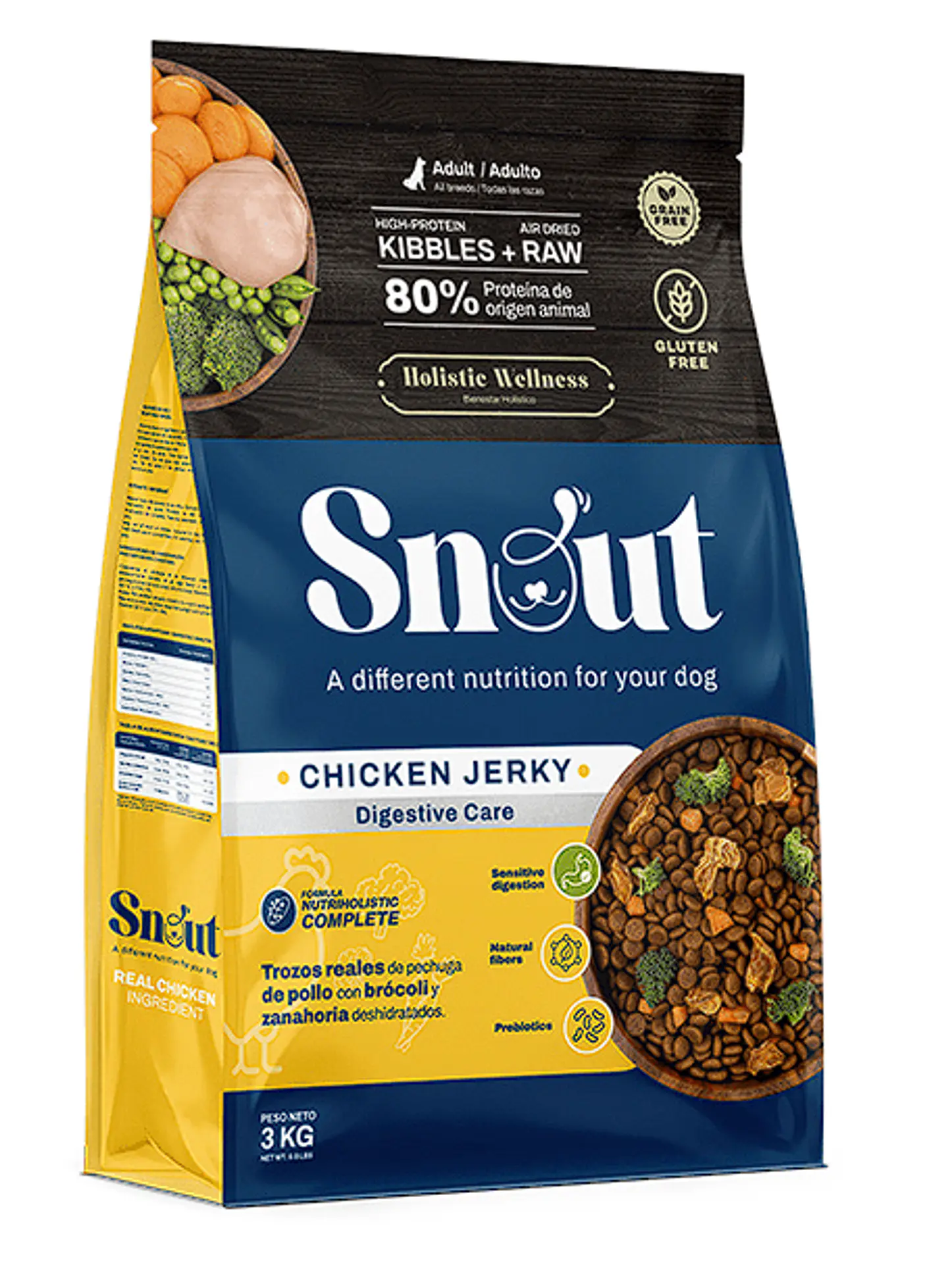 Snout croqueta 3kg Chicken All Breeds 1