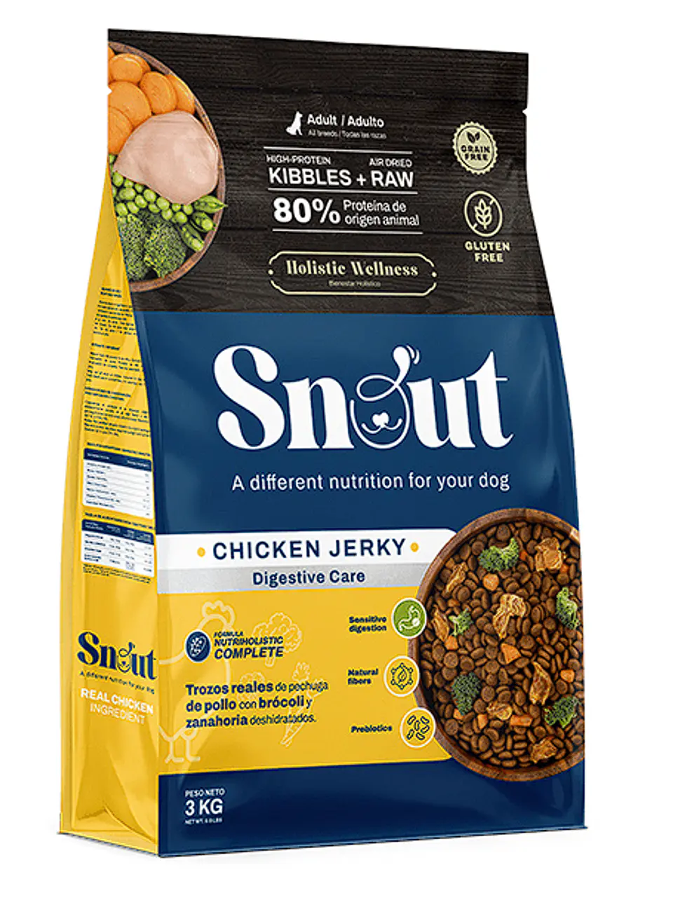 Snout croqueta 3kg Chicken All Breeds 1