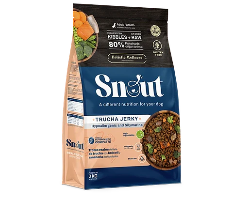 Snout croqueta 3kg Trucha All Breeds Hypoallergenic