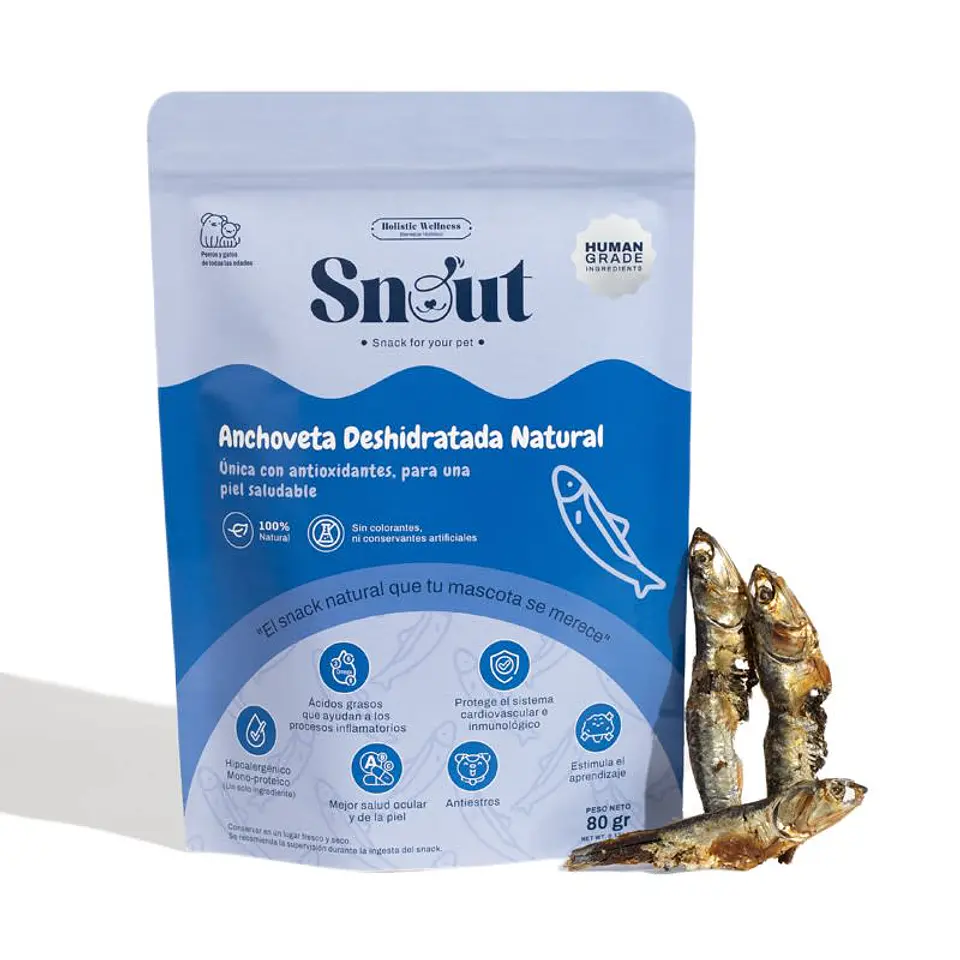 Snout snack Anchoveta 80g for Dogs&Cats 1