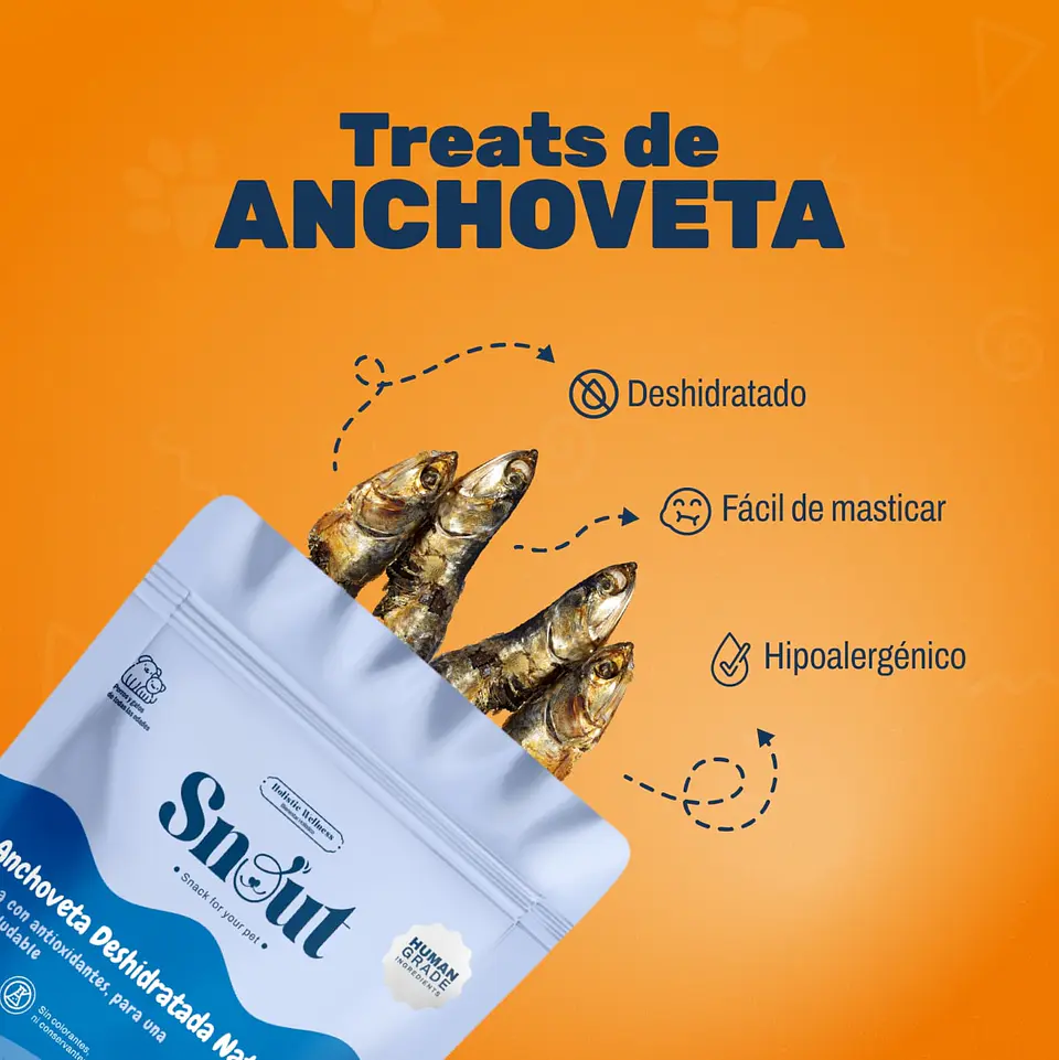 Snout snack Anchoveta 80g for Dogs&Cats 2