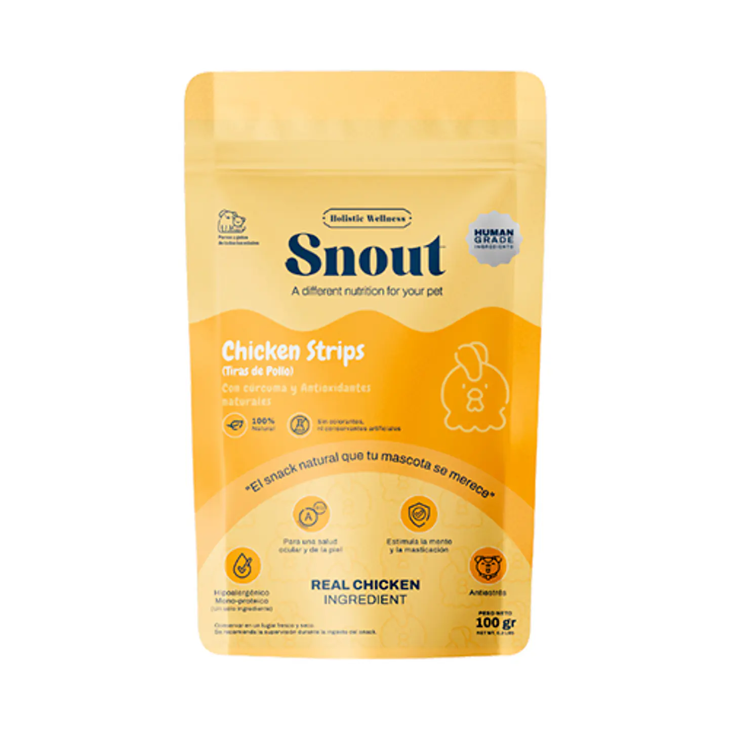 Snout snacks Chicken 100g Natural for Dogs&Cats 2