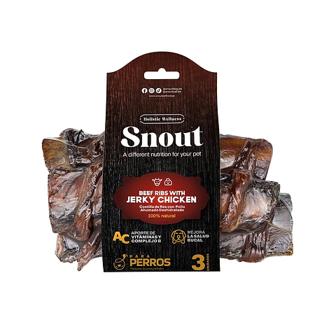 Snout - Costilla De Res C/ Pollo Ahumado 3Un