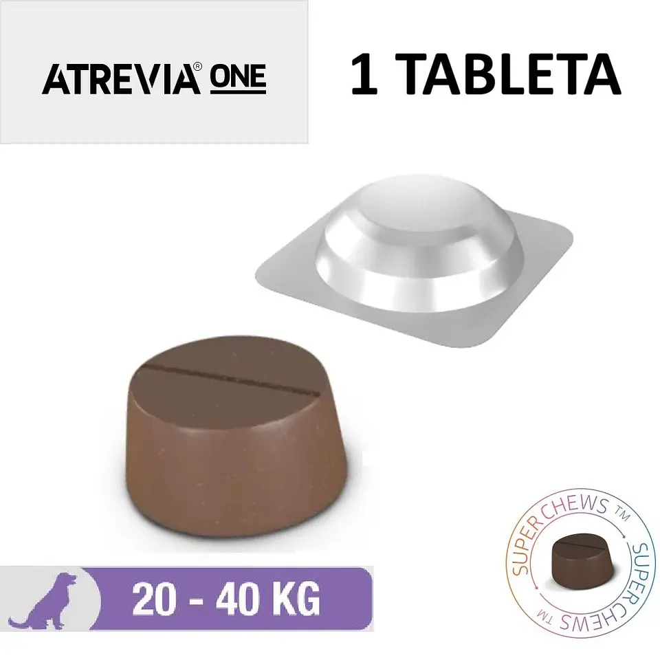 Atrevia One Large 20 A 40 Kg, 1 Tableta 1