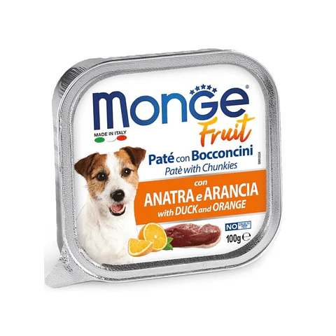 Monge Fruit – Pato y Naranja – 100gr