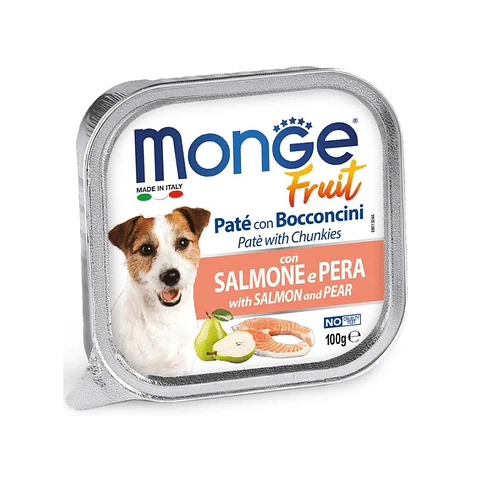 Monge Fruit – Salmón y Pera – 100gr