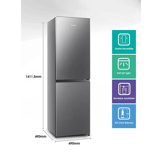 Refrigerador HISENSE 2 puertas Rd-22dc 165 L (Nuevo con detalle estético)