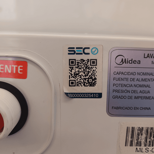 Lavadora Superior MIDEA 8 KG MLS-080BE04N Blanca (Poco uso)