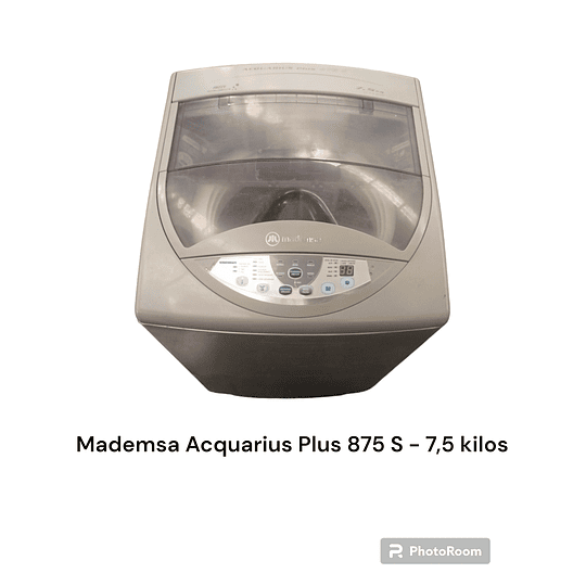 Lavadora Mademsa 7,5 kilos Acquarius Plus 875 S - USADA