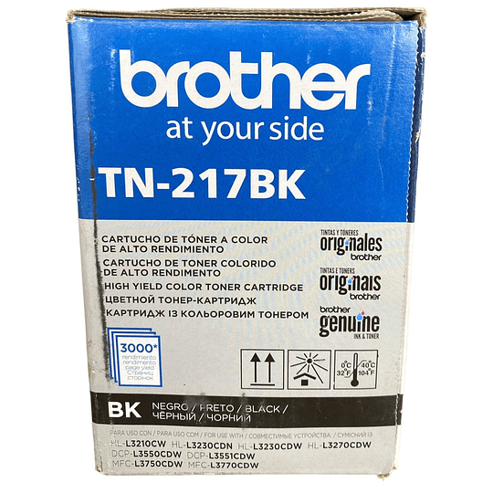 Tóner Original Brother TN-217BK, NEGRO (ml)