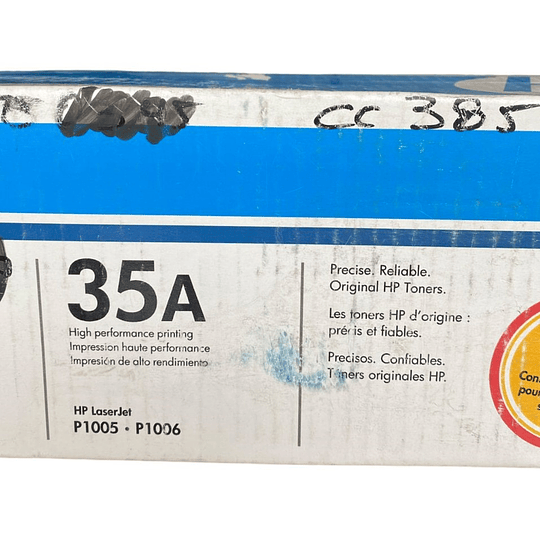 Toner Original Hp Nuevo y sellado, CB435A, 35A (ml)