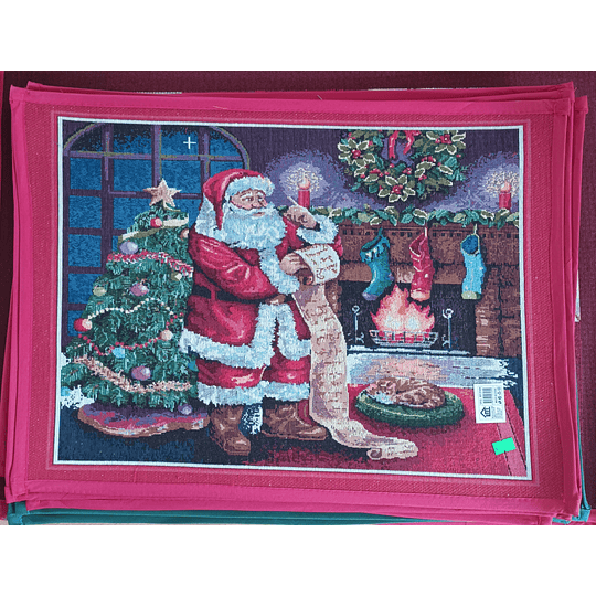 Limpiapiés 40x60 navidad santa Claus lista