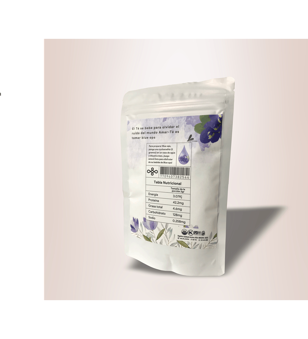 Blue matcha (butterfly pea) en polvo 100gr