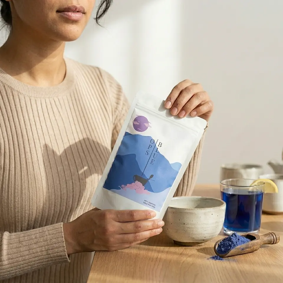 Blue matcha (butterfly pea) en polvo 100gr 3
