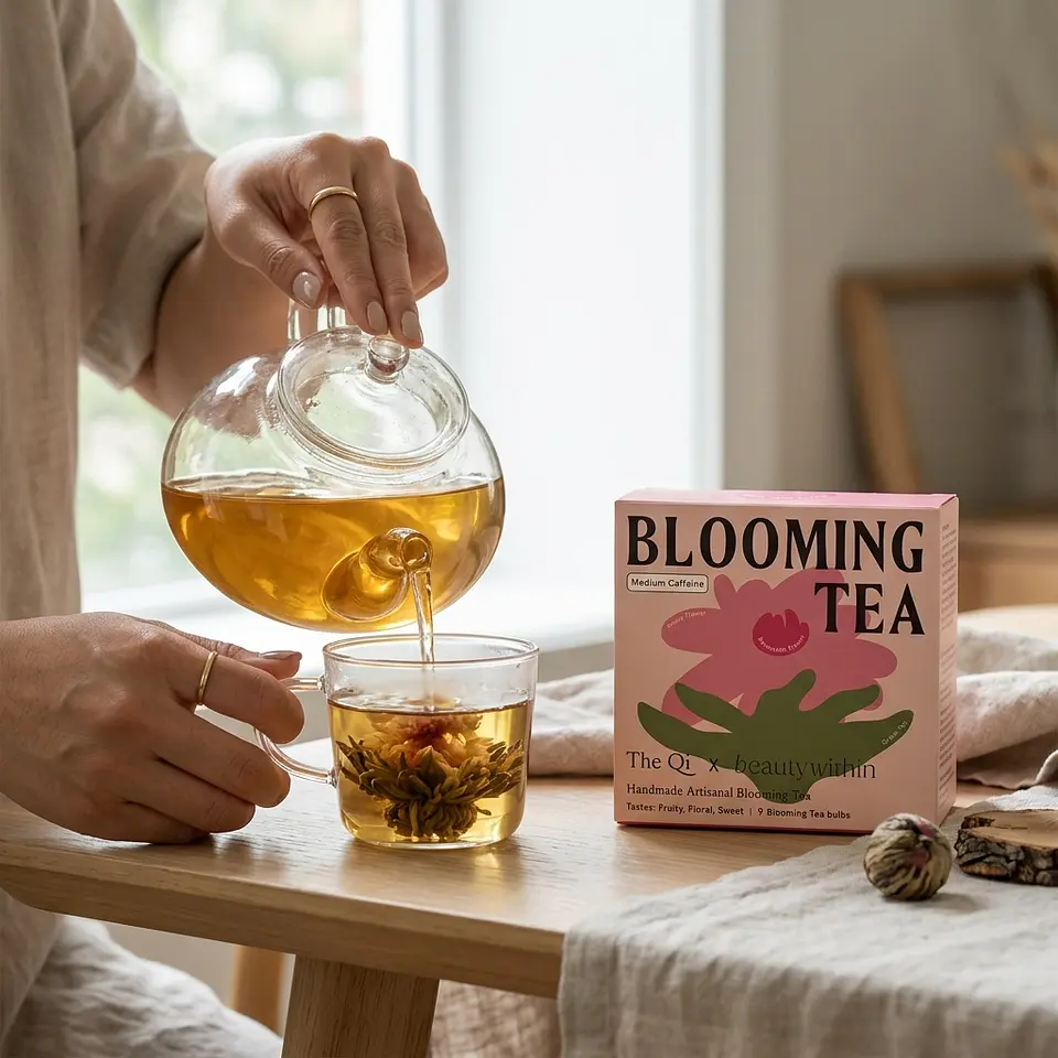 Blooming tea caja 9 unid tejidas 3