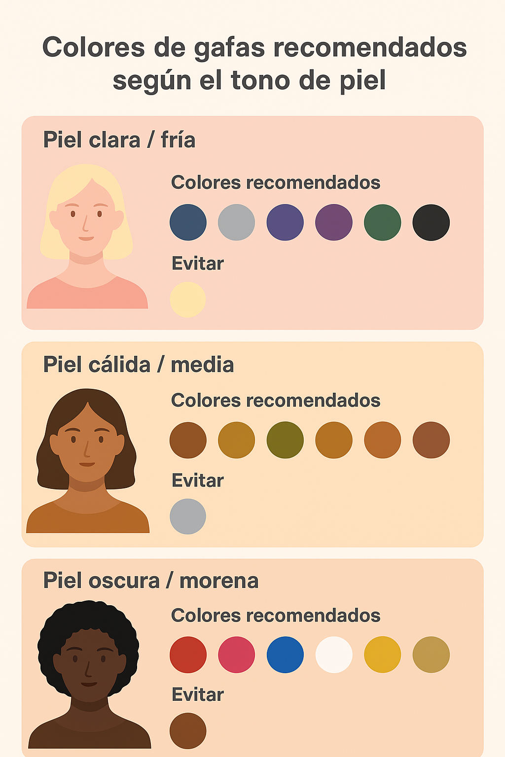 ¿Qué color es el más adecuado según mi tono de piel? 