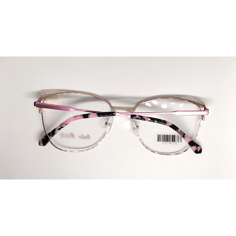 Gafas Mujer,  Metalica semi-agatada ROSADA