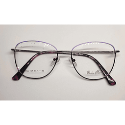 Gafas Mujer, Metalica semi-redonda 