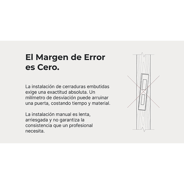 KOR-01: Kit Apertura Orificios Cerraduras Puertas Madera 3