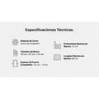 KOR-01: Kit Apertura Orificios Cerraduras Puertas Madera 6