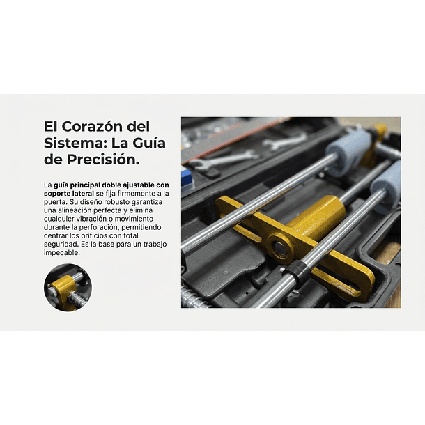 KOR-01: Kit Apertura Orificios Cerraduras Puertas Madera 10