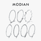MODIAN 925 Sterling Silver Simple  - Miniatura 1