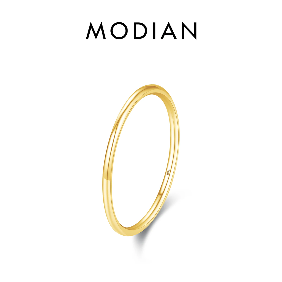 MODIAN 925 Sterling Silver Simple  8