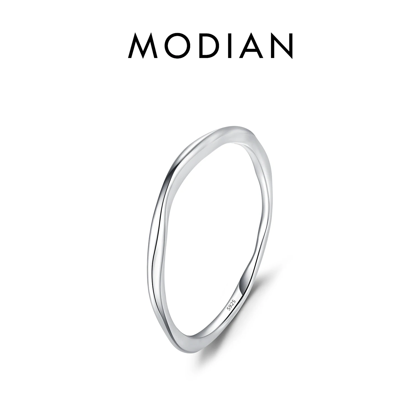 MODIAN 925 Sterling Silver Simple  12
