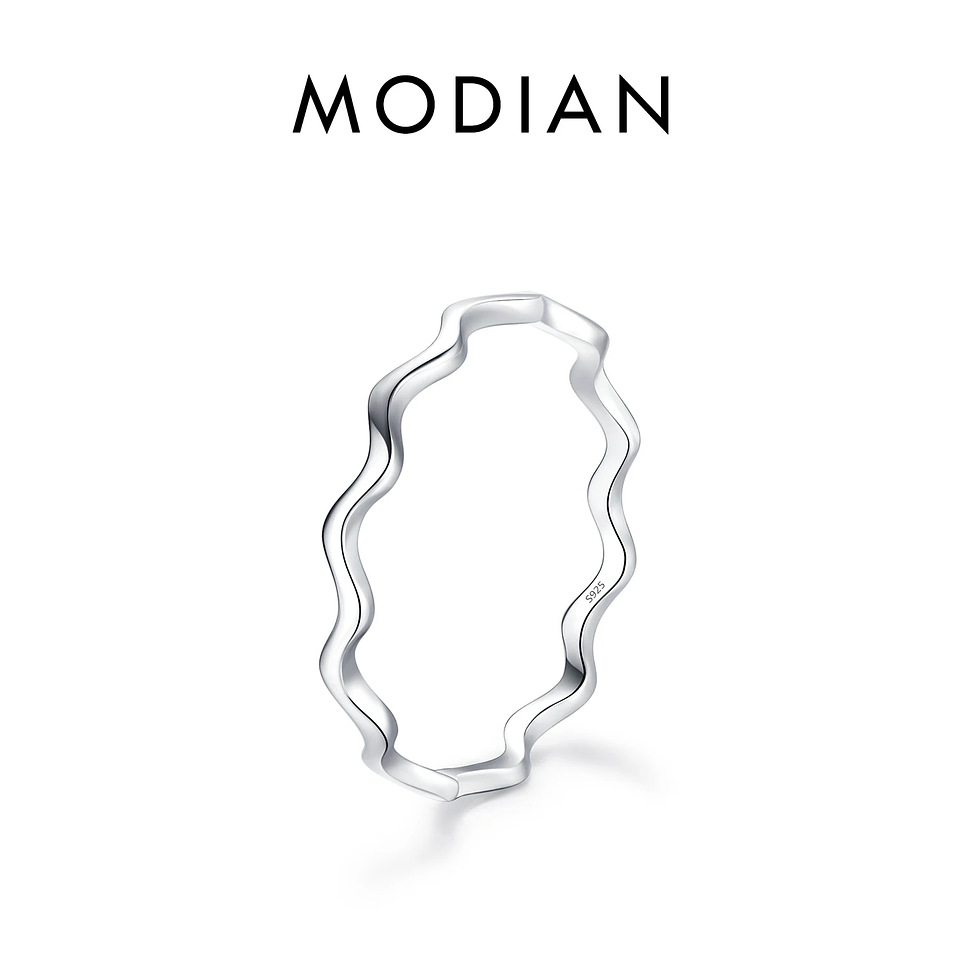 MODIAN 925 Sterling Silver Simple  14