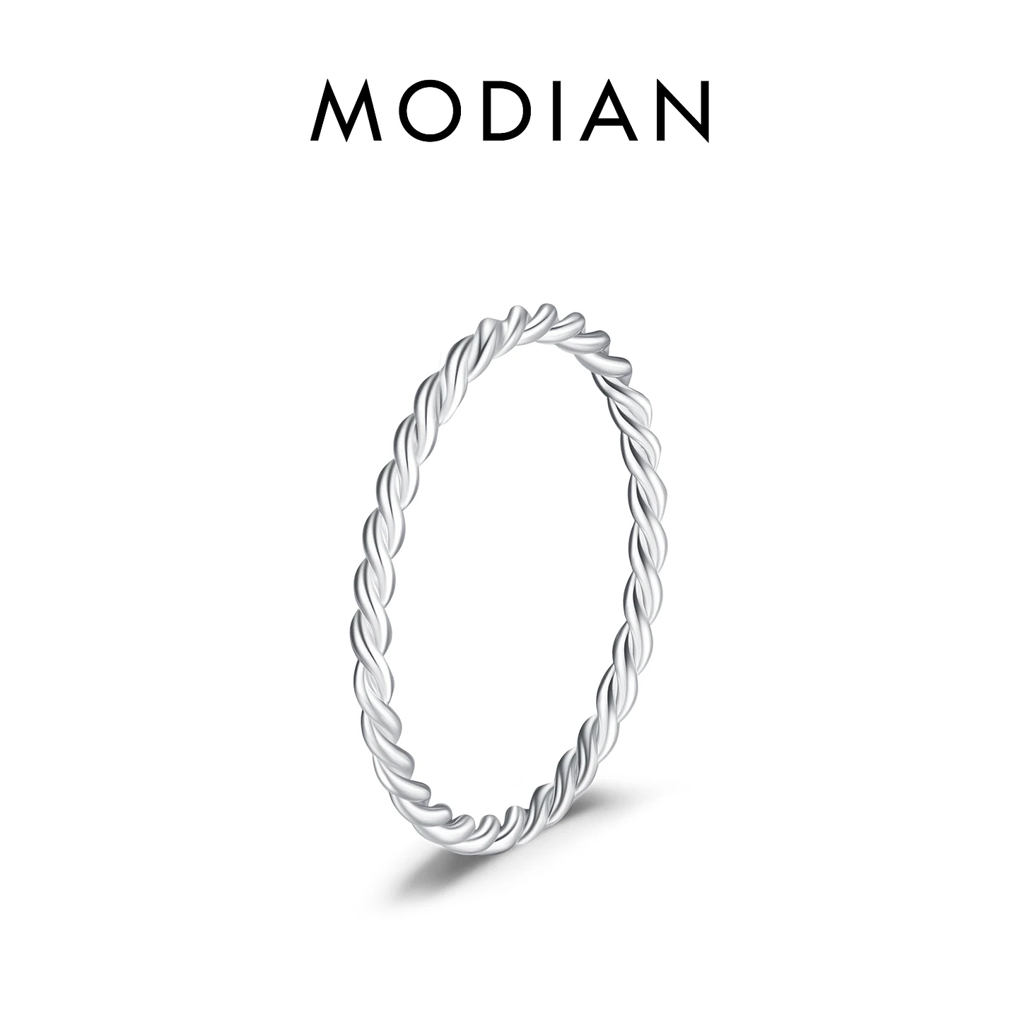 MODIAN 925 Sterling Silver Simple  16