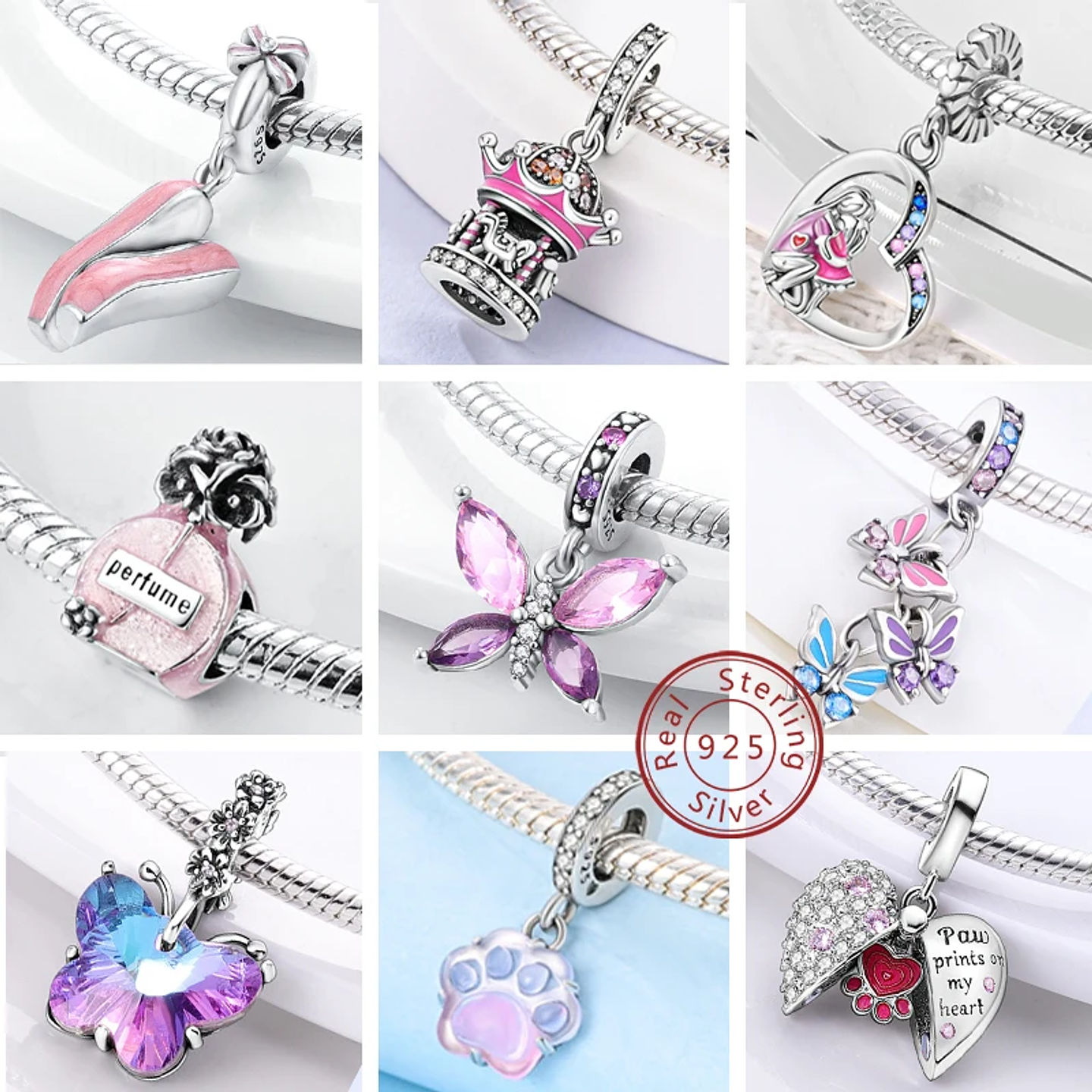 Charm Hot Sales 925 Silver Original  3