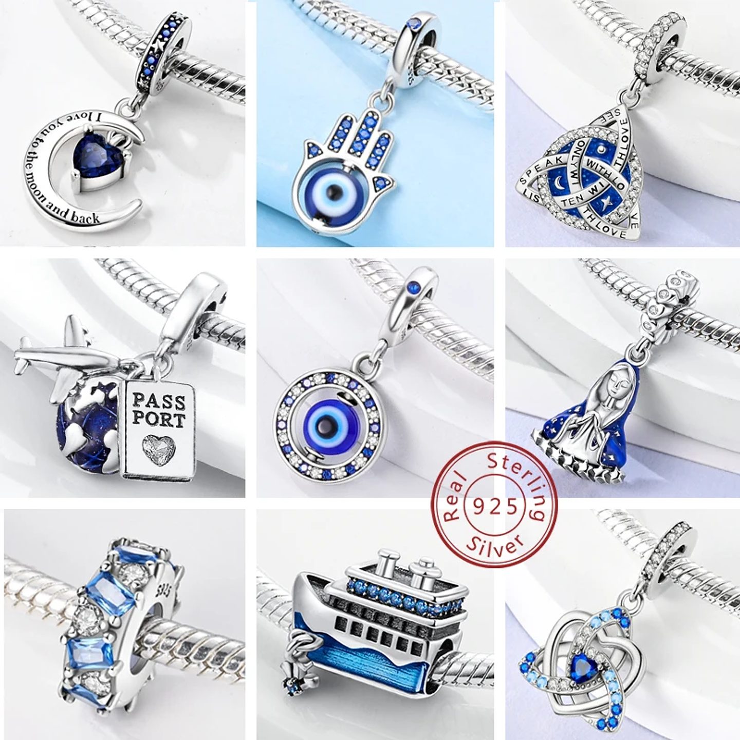 Charm Hot Sales 925 Silver Original  4