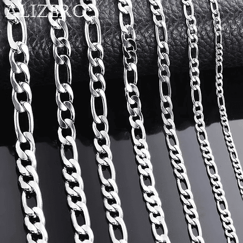 Wholesale 925 Sterling Silver Necklace 2-12mm Width 40-75cm 
