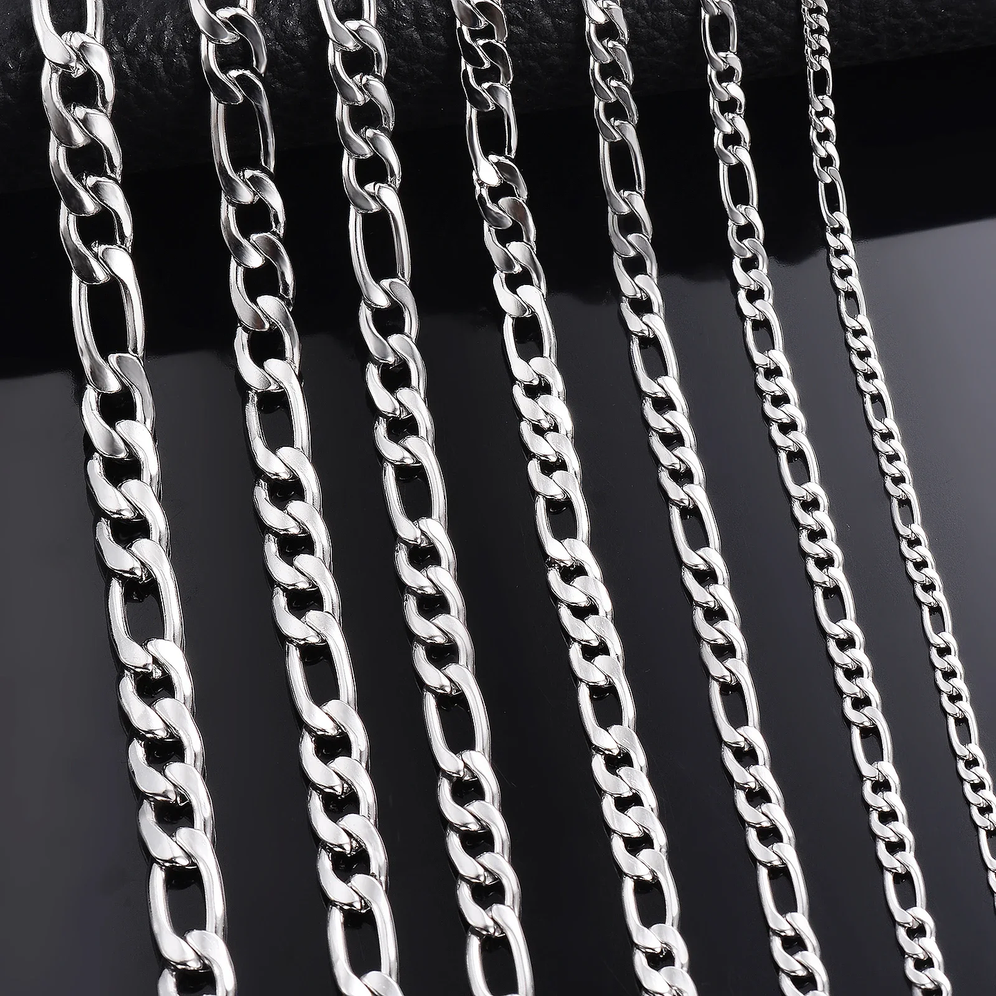 Wholesale 925 Sterling Silver Necklace 2-12mm Width 40-75cm  3