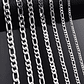 Wholesale 925 Sterling Silver Necklace 2-12mm Width 40-75cm  - Miniatura 3