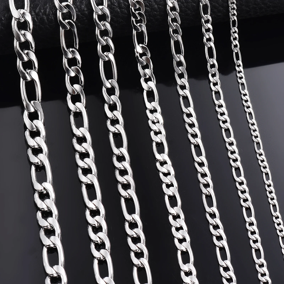 Wholesale 925 Sterling Silver Necklace 2-12mm Width 40-75cm  3