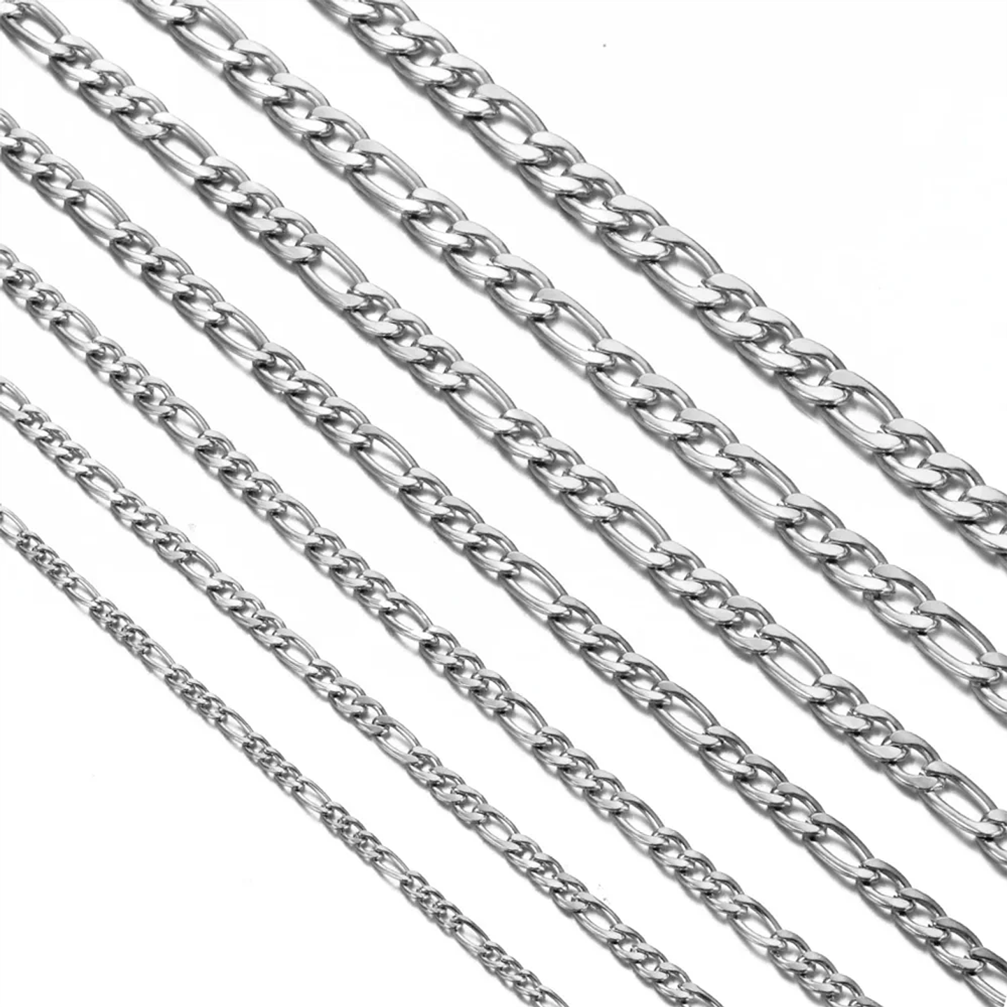 Wholesale 925 Sterling Silver Necklace 2-12mm Width 40-75cm  6