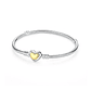 Original 925 Sterling Silver Bracelets Bangles Love Heart - Miniatura 12